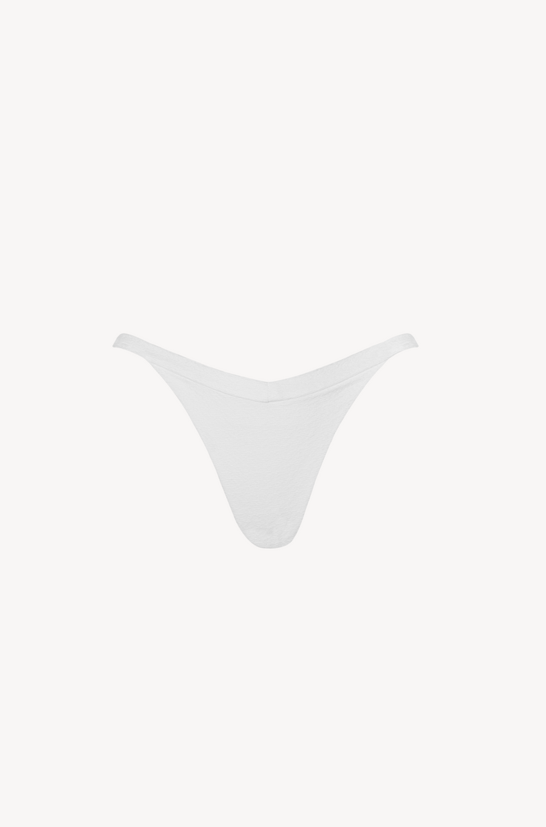 white lily intimates Lily Bottom / Textured White – BELAMER