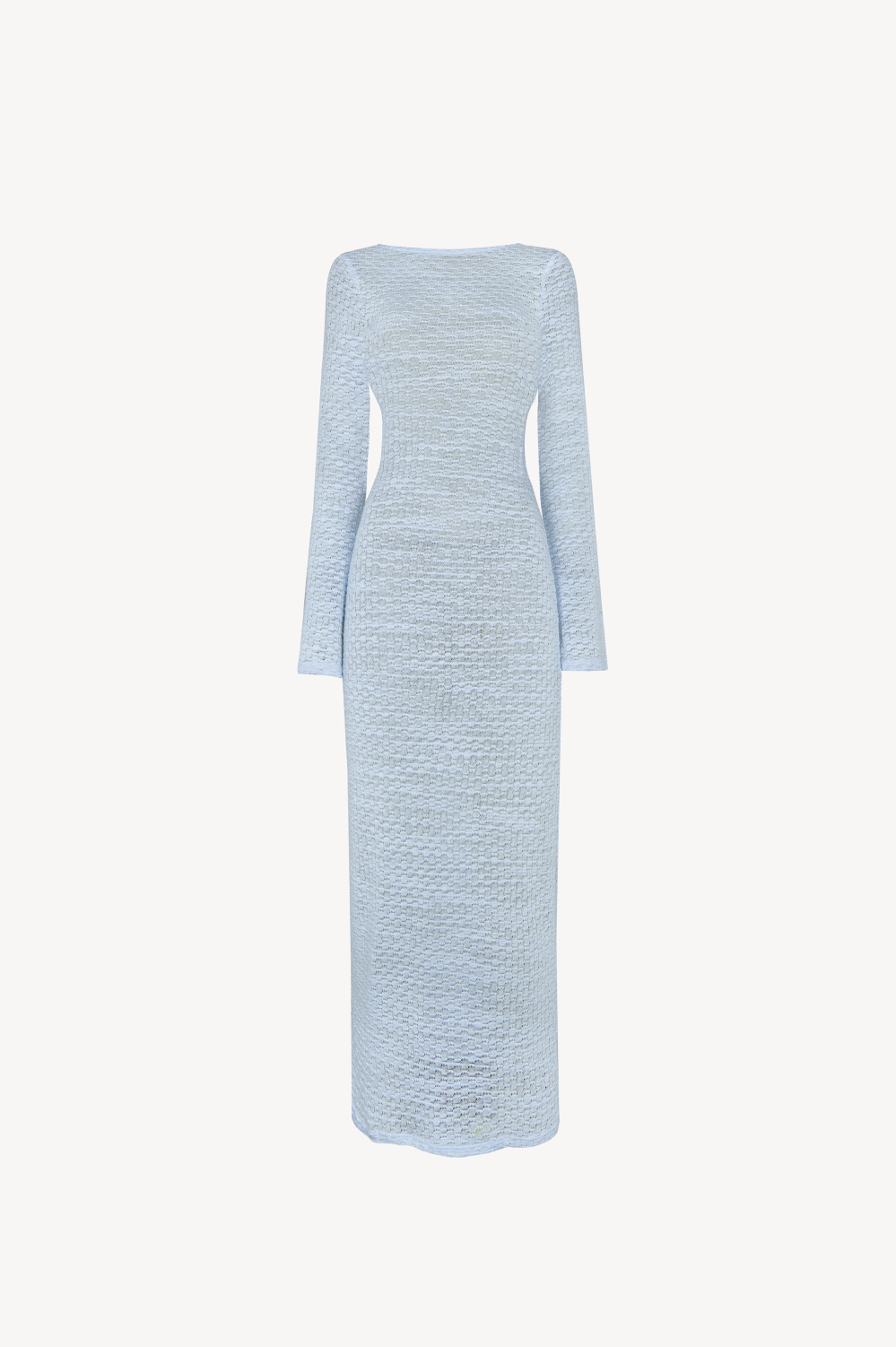pale blue long sleeve dress Mirta Long Dress / Ice Blue