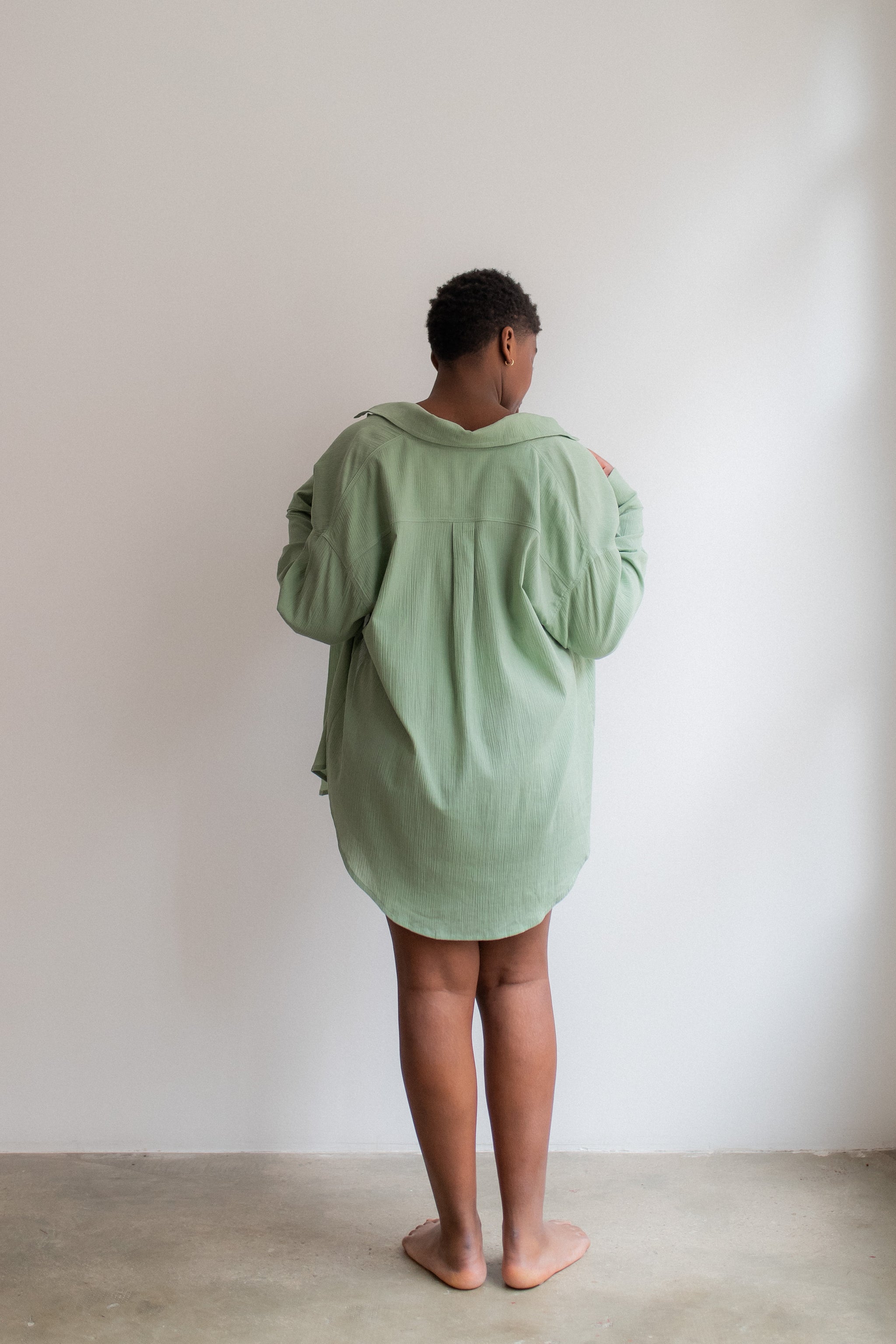 もーちゃん ミントブラウス Monique Shirt / Mint Green | Belamer – BELAMER